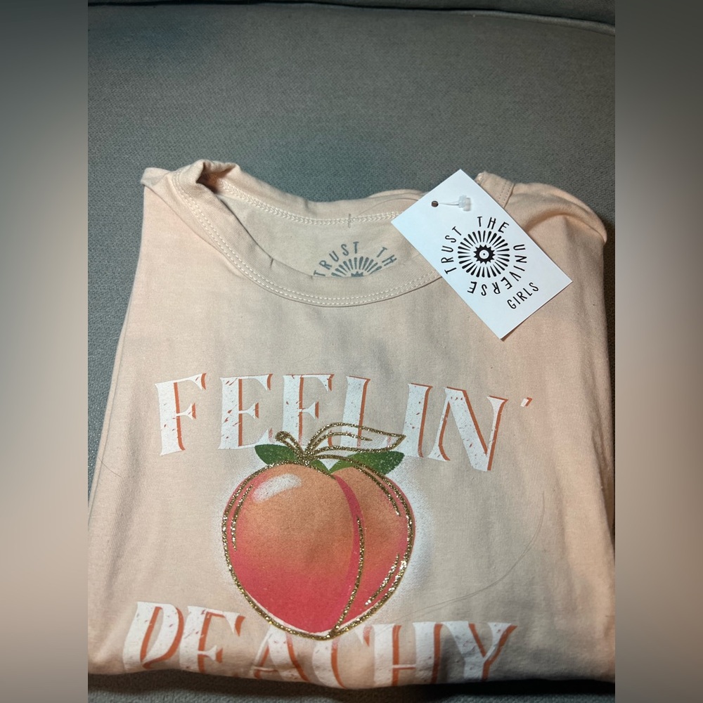 Peach Graphic Tee